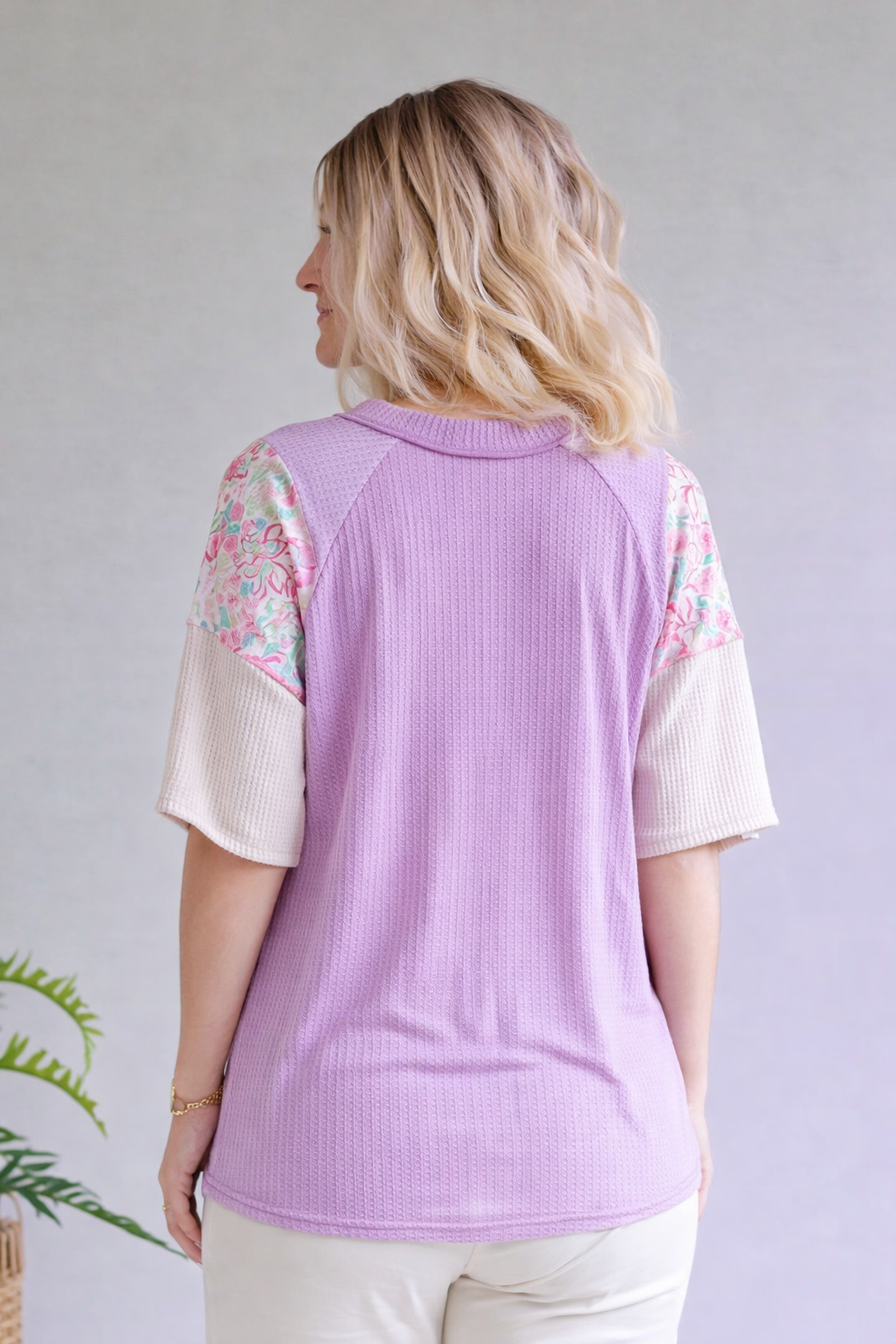 Heimish Petal Patchwork Top