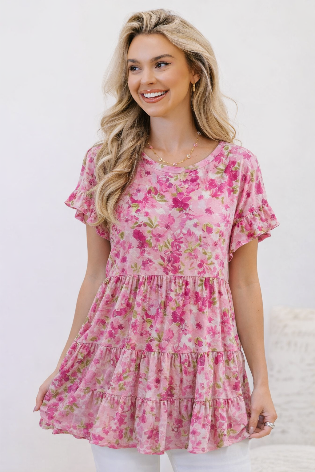 Heimish Petalfall Ruffle Top