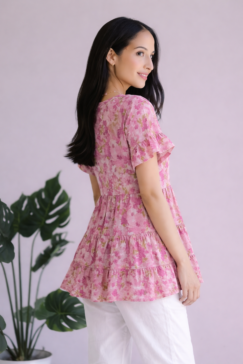 Heimish Petalfall Ruffle Top