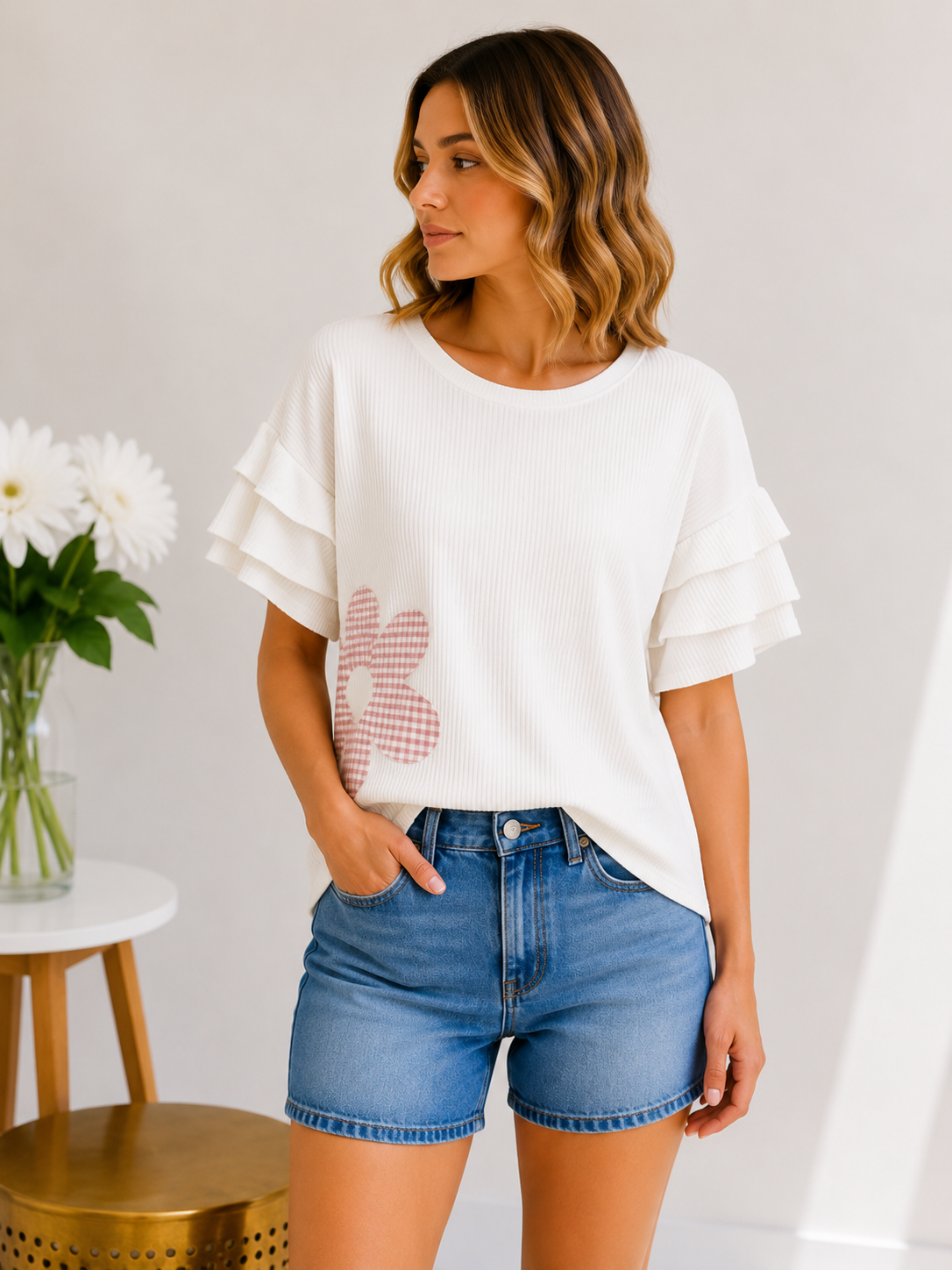 Celeste Petals & Grace Top