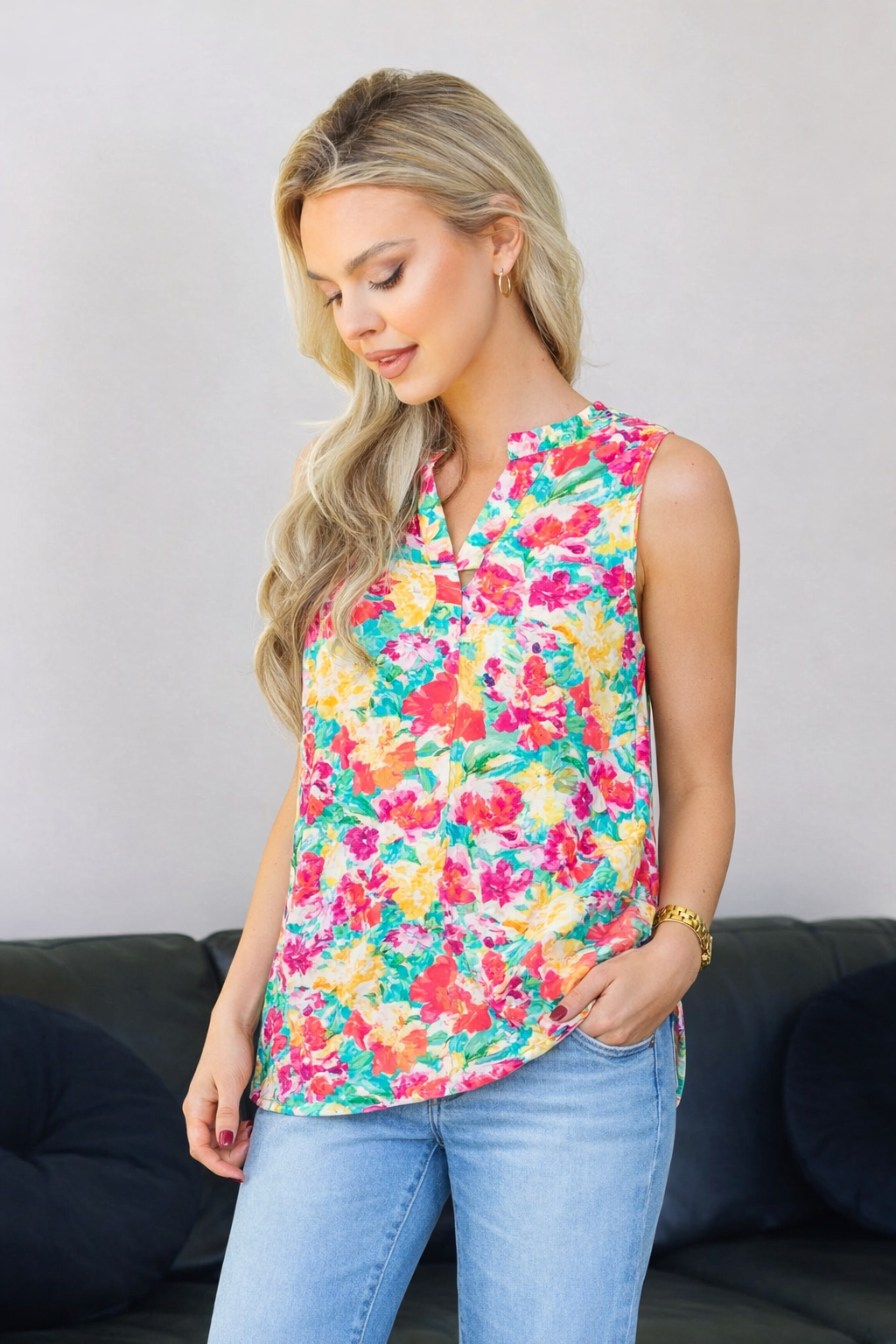 Dear Scarlett Petals of the Earth Tank