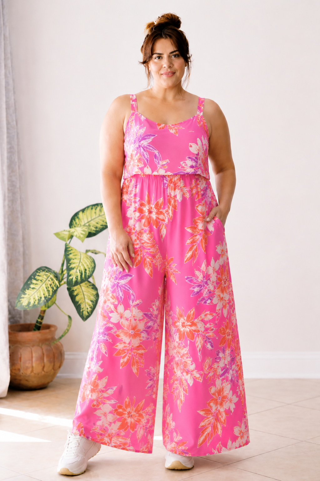 Oddi Pink Paradise Jumpsuit
