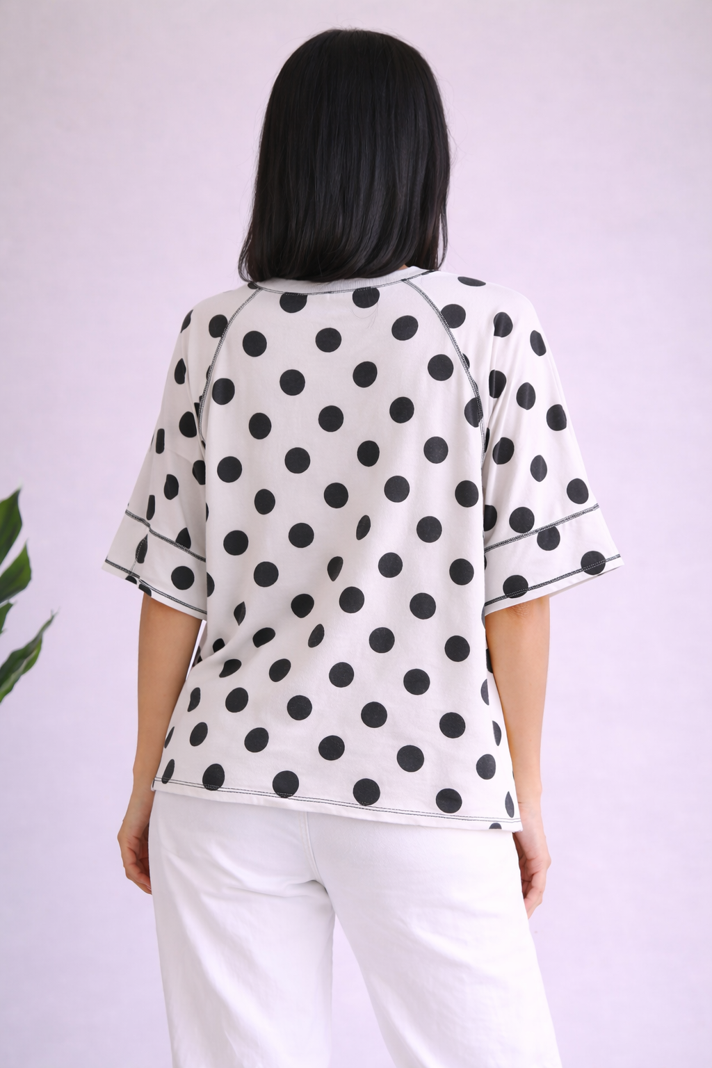 Haptics Play It Cool Polka Dot Top