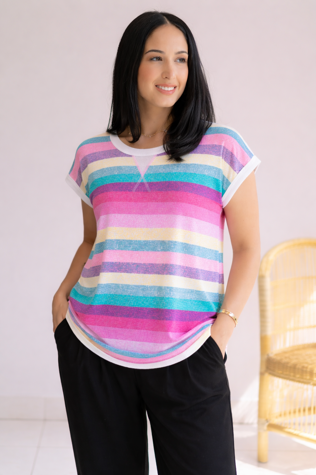Heimish Rainbow Rays - Short Sleeve