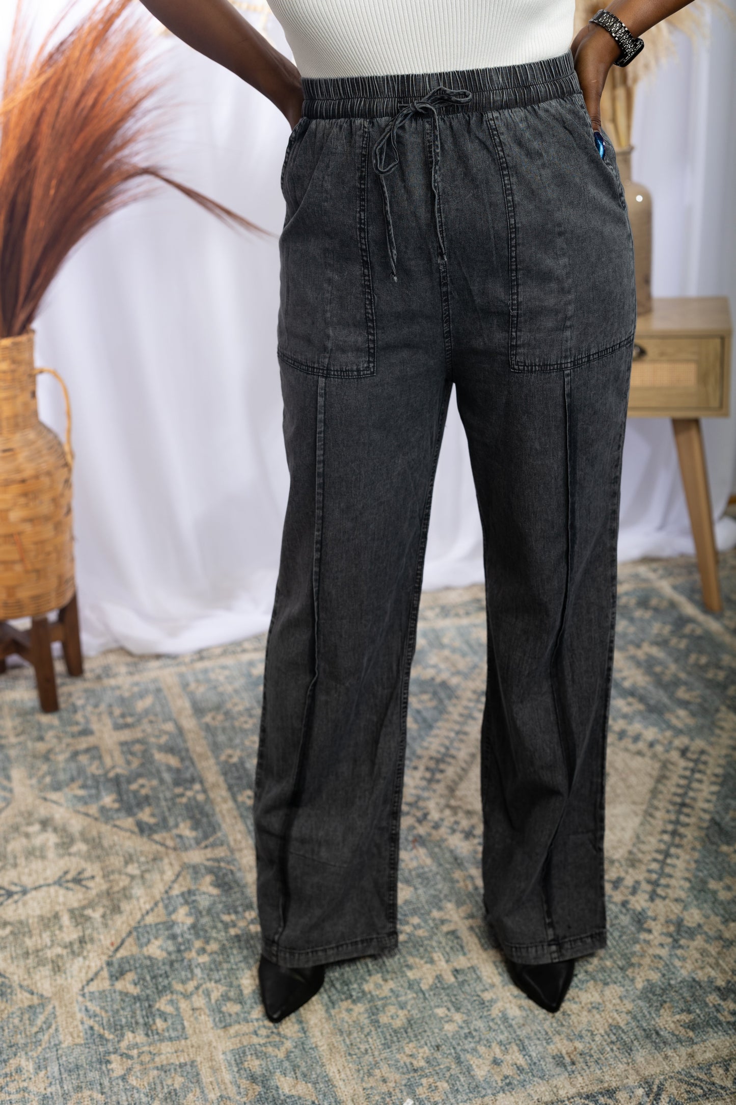 And The Why Relax & Unwind - Chambray Pants