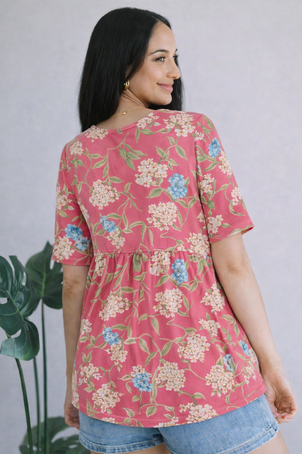 Haptics Rosy Daydream Top