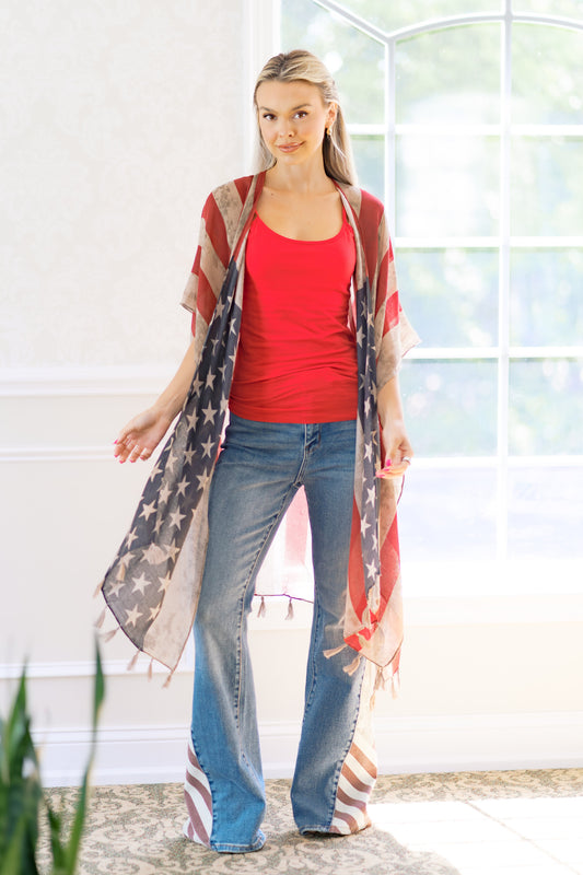 Rousseau Land of the Free Kimono