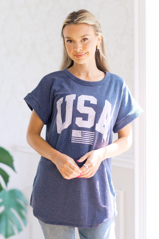 Heimish Old Glory Top