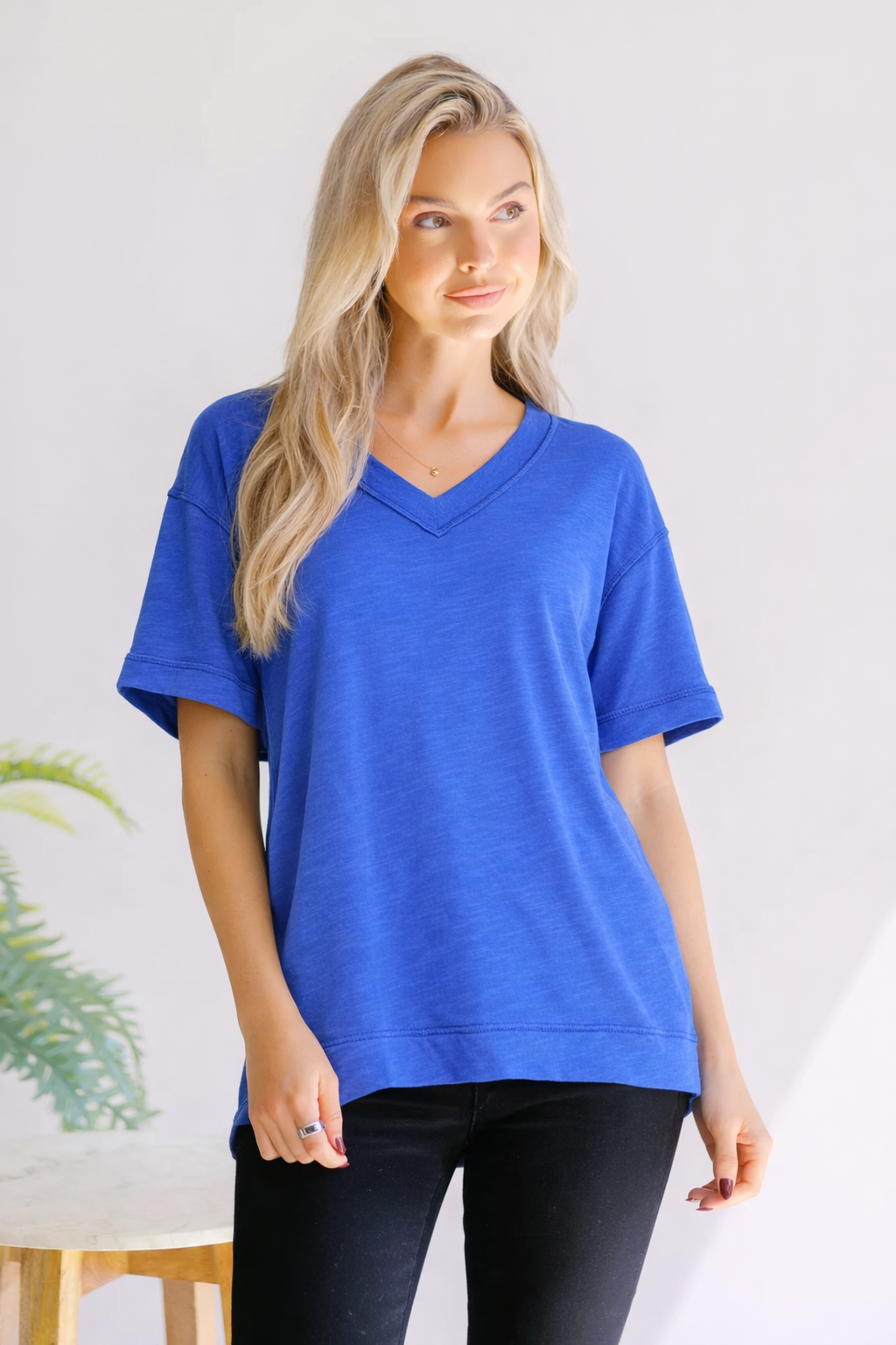 Dear Scarlett Sapphire Crown Top