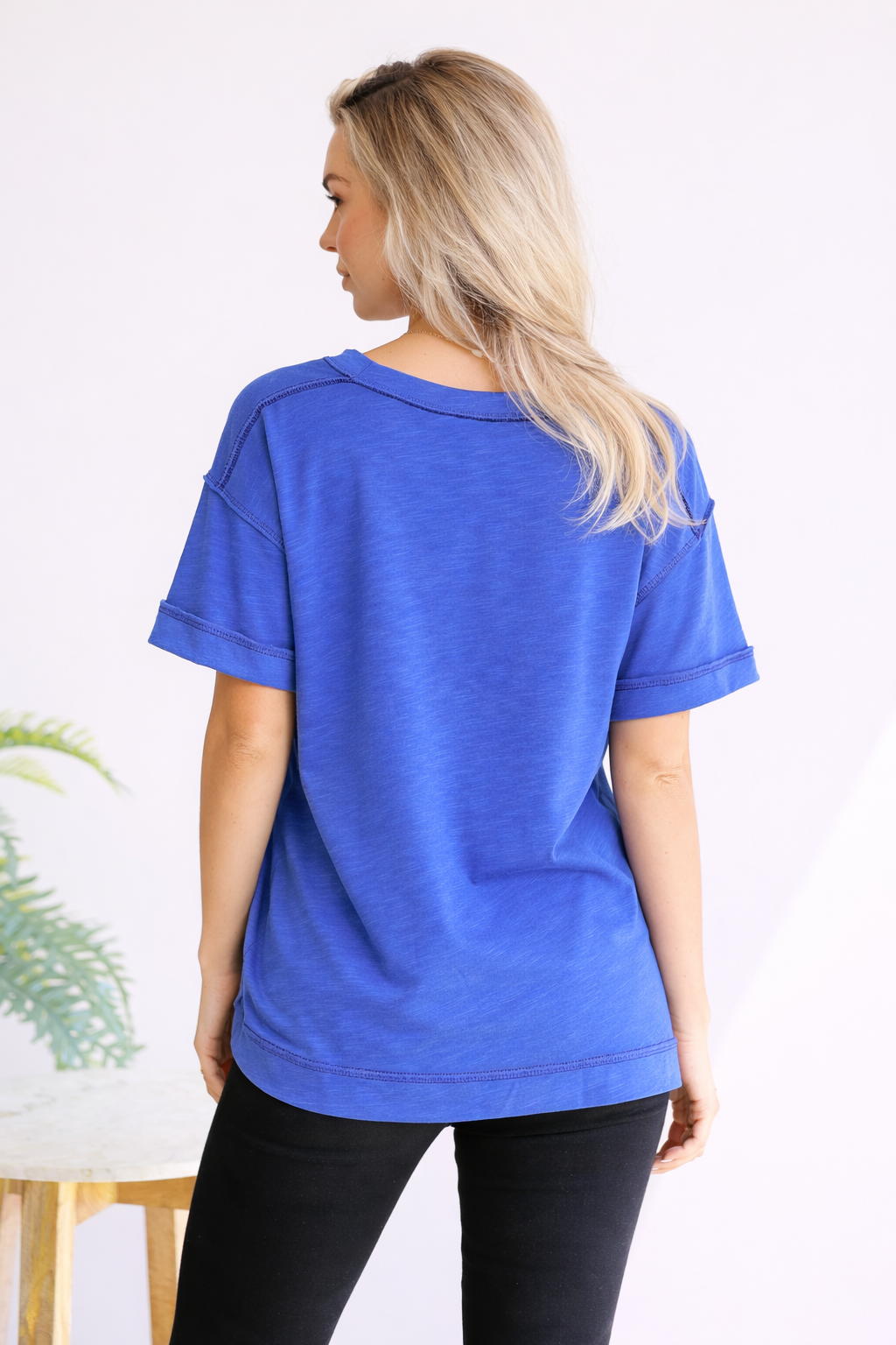Dear Scarlett Sapphire Crown Top