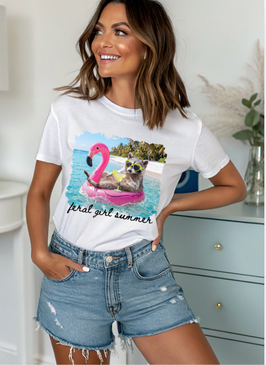 Feral Girl Summer Graphic Tee