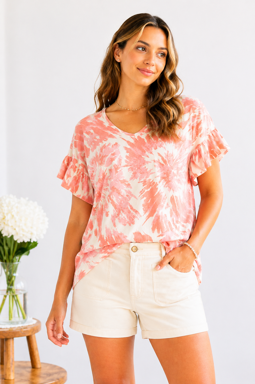 Heimish Sherbet Tie Dye Top