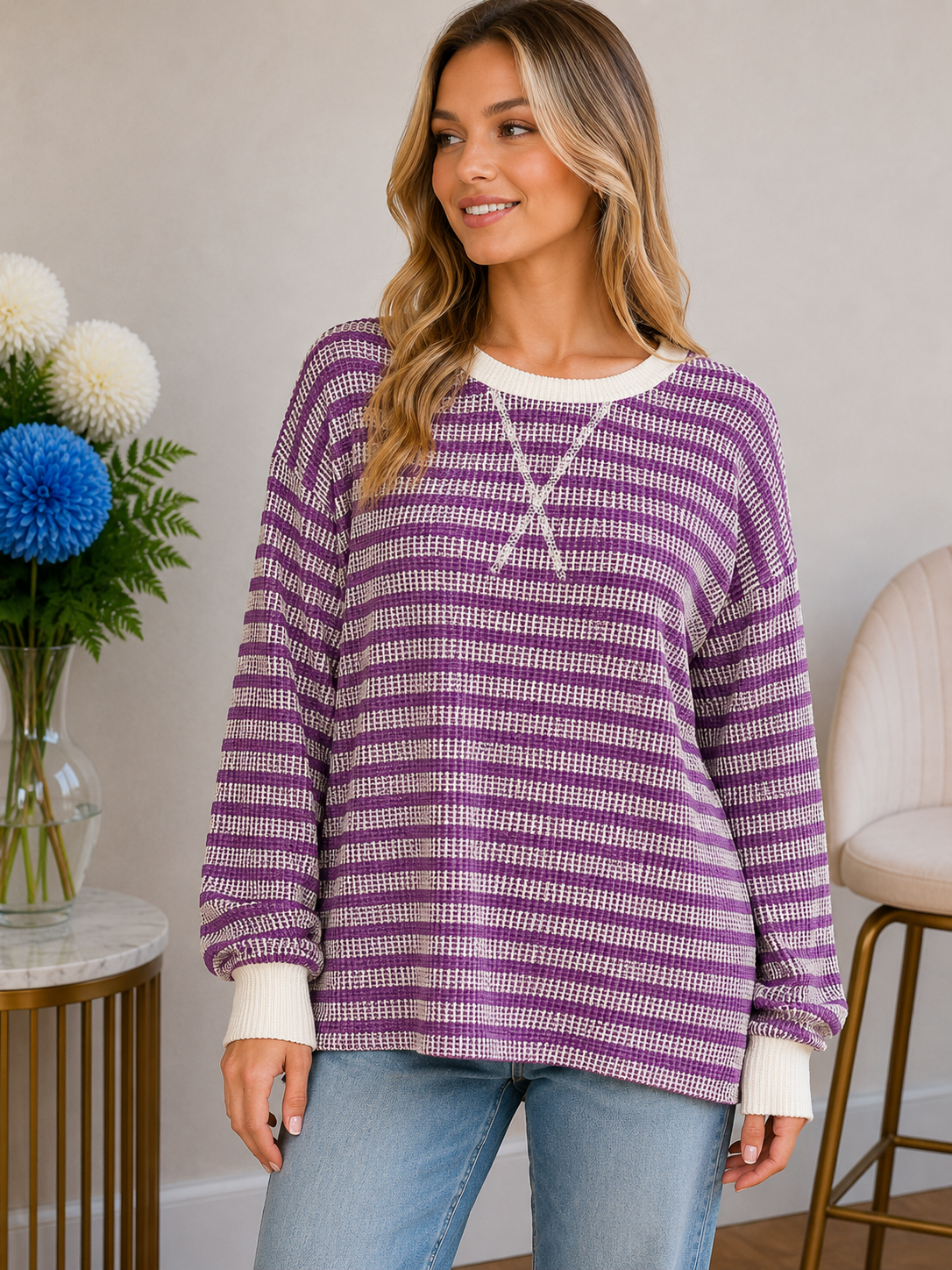 Zenana Simply the Best Striped Top