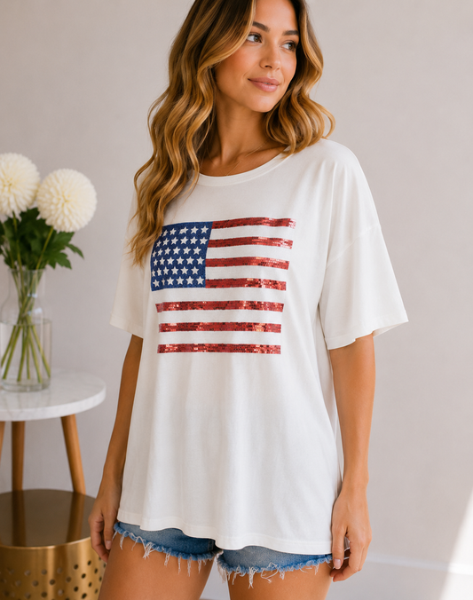 Heimish Stars, Stripes & Sparkle Top