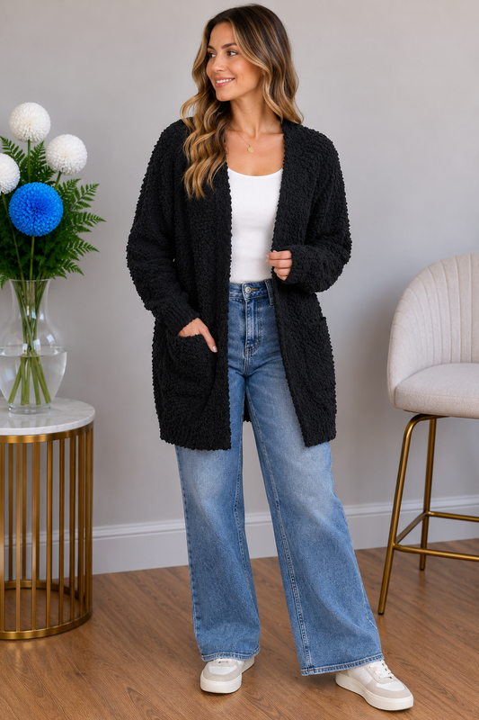 Zenana Stay With Me Cardigan