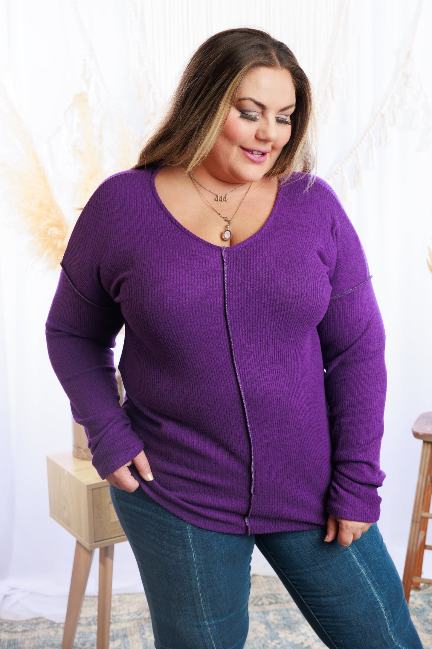 Heimish Stellar Purple Pullover