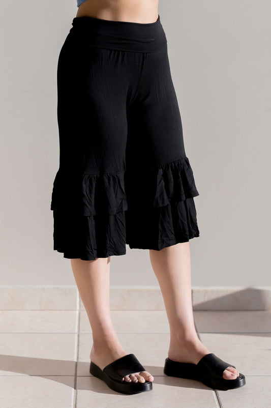 Heimish Storm Ruffle Cropped Pants