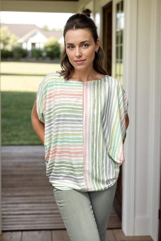 White Birch Striped Goddess - Dolman