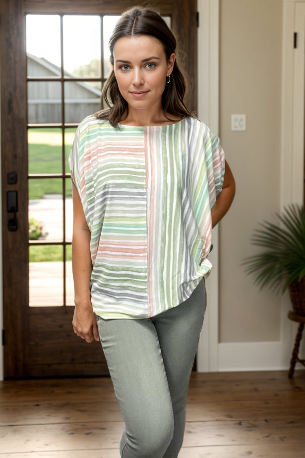 White Birch Striped Goddess - Dolman