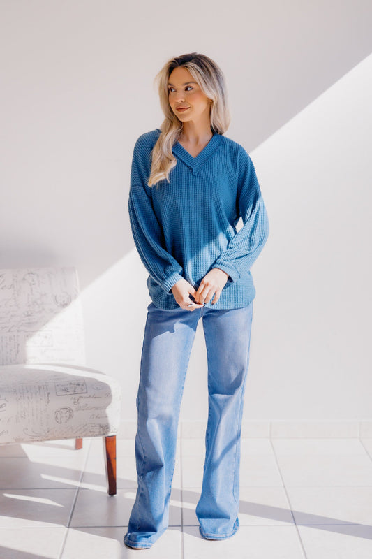 Sew In Love Tidal Texture Long Sleeve