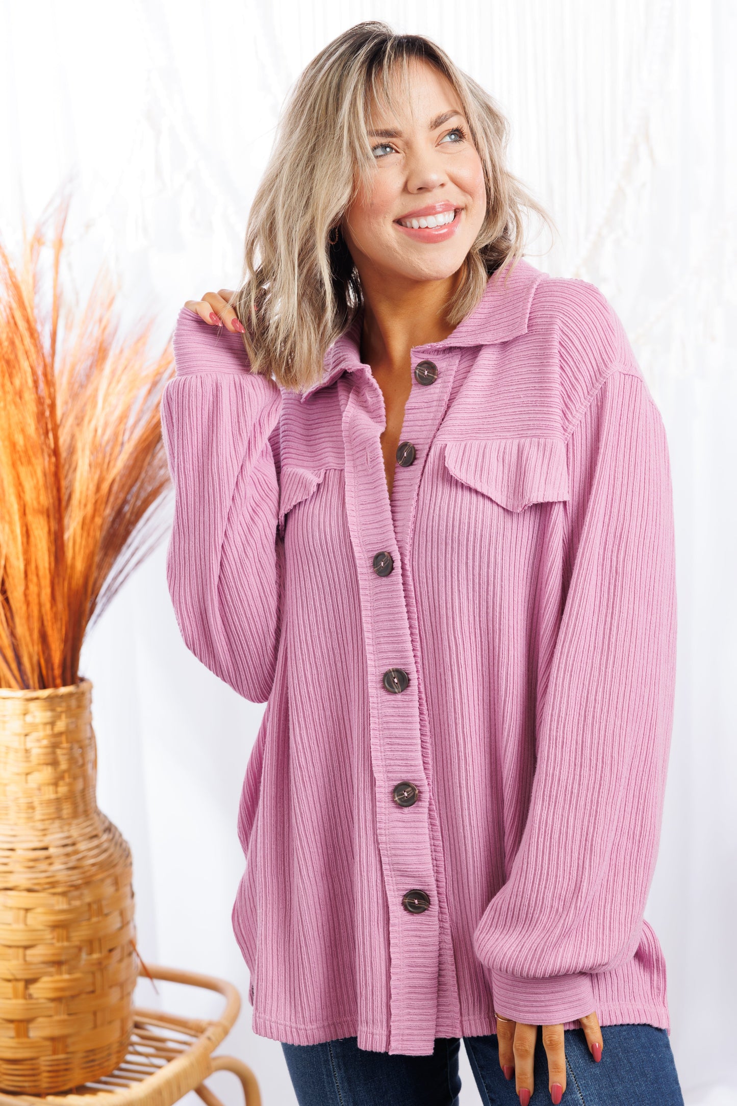 Hailey & Co Tulip Dreamin' Shacket