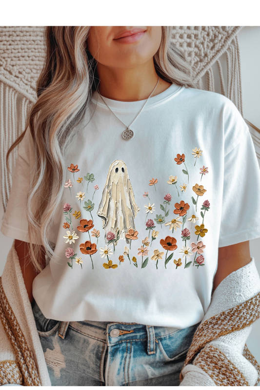 Floral Ghosts Graphic Tee