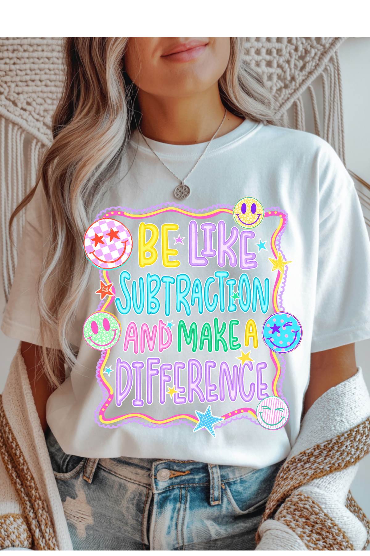 Be Like Subtraction Graphic Tee