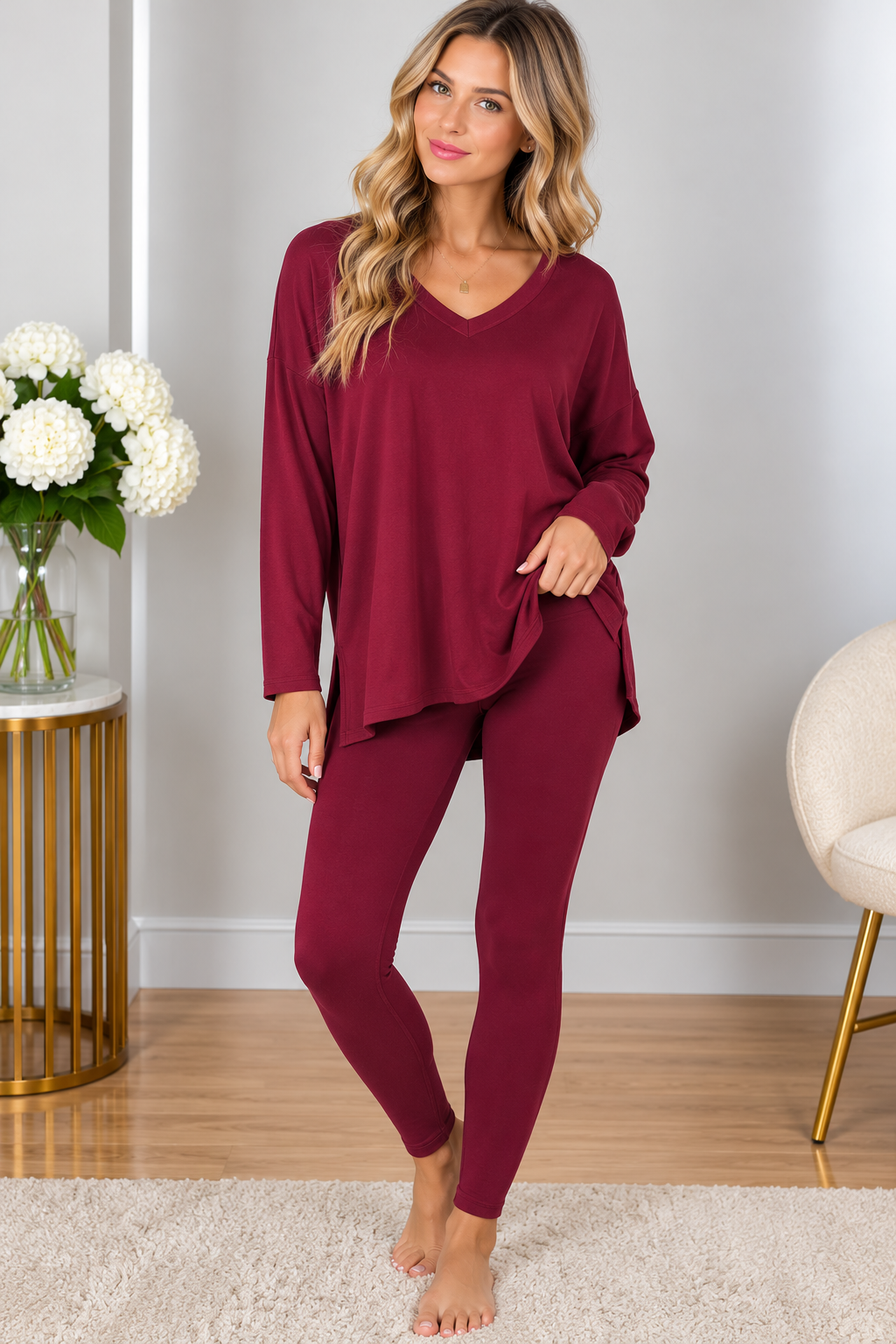 Zenana Wine Down Set
