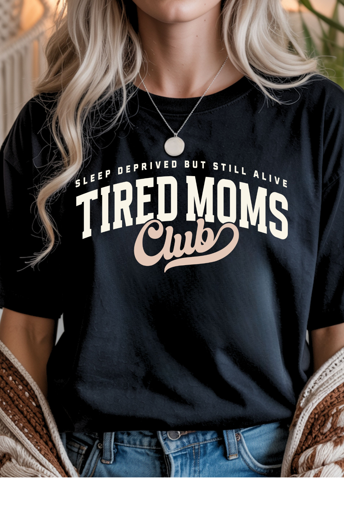 Tired Moms Club Graphic Tee