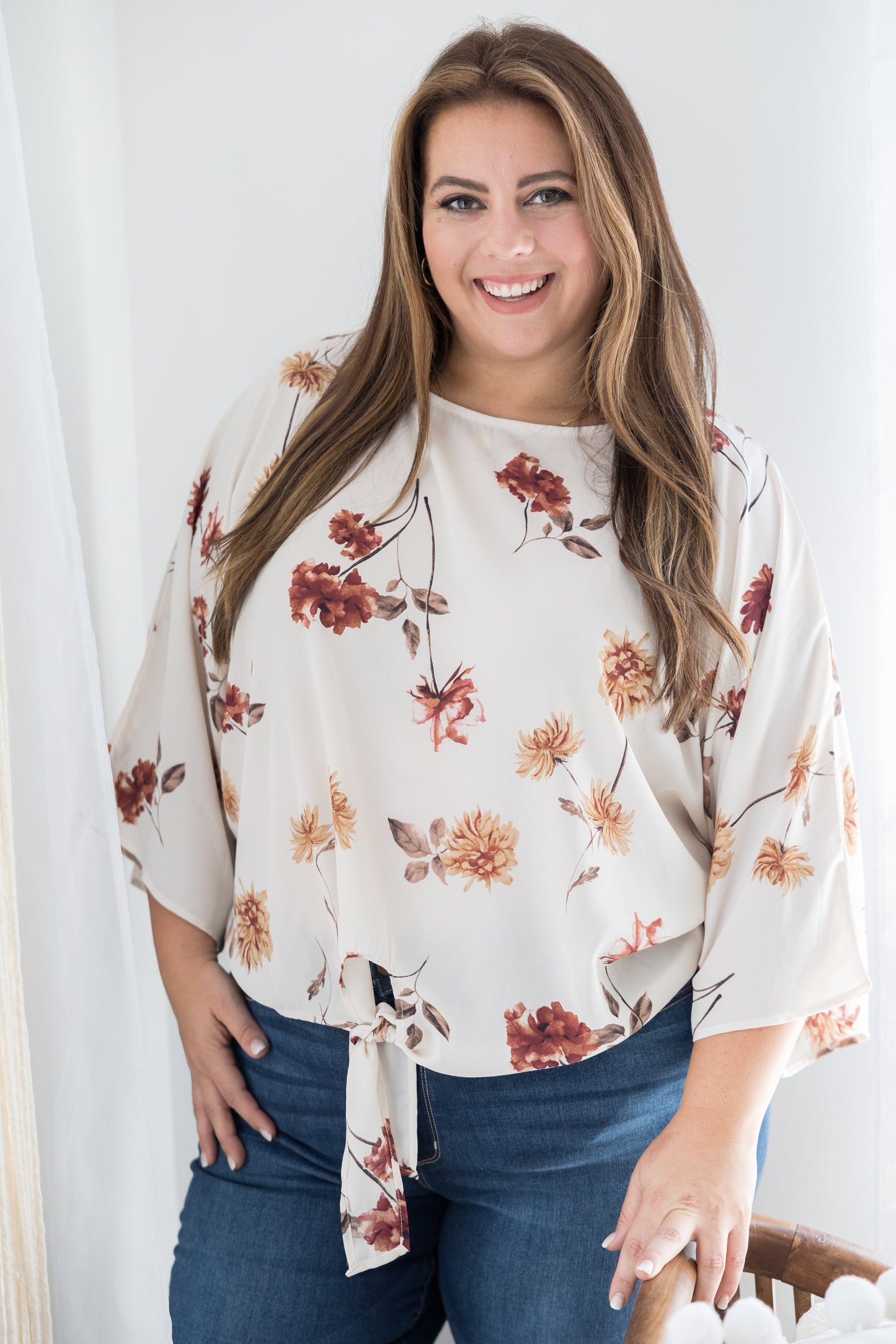 Ordinary Day Serenity Front Tie Top