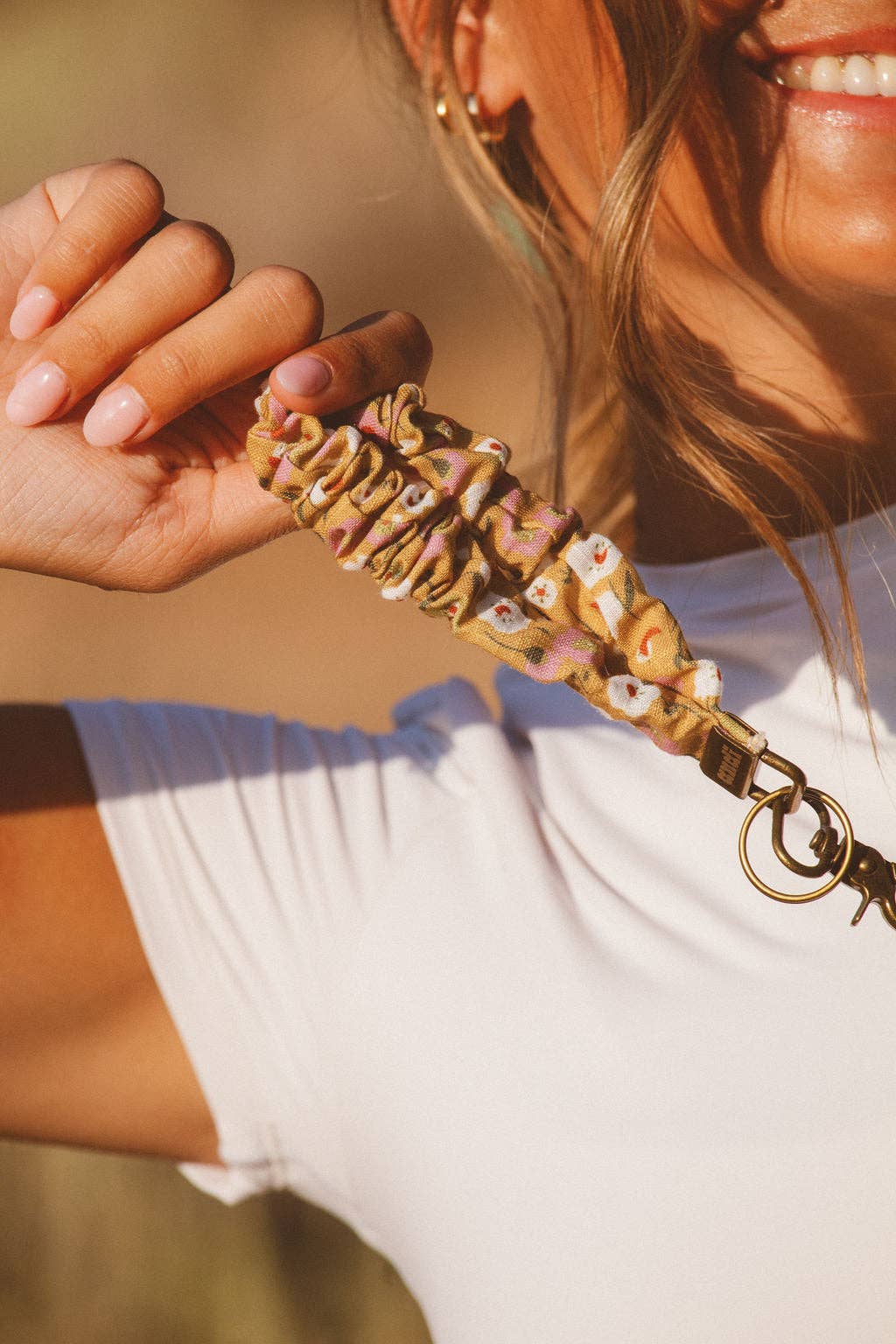 Andi Autumnal Mustard Keychain