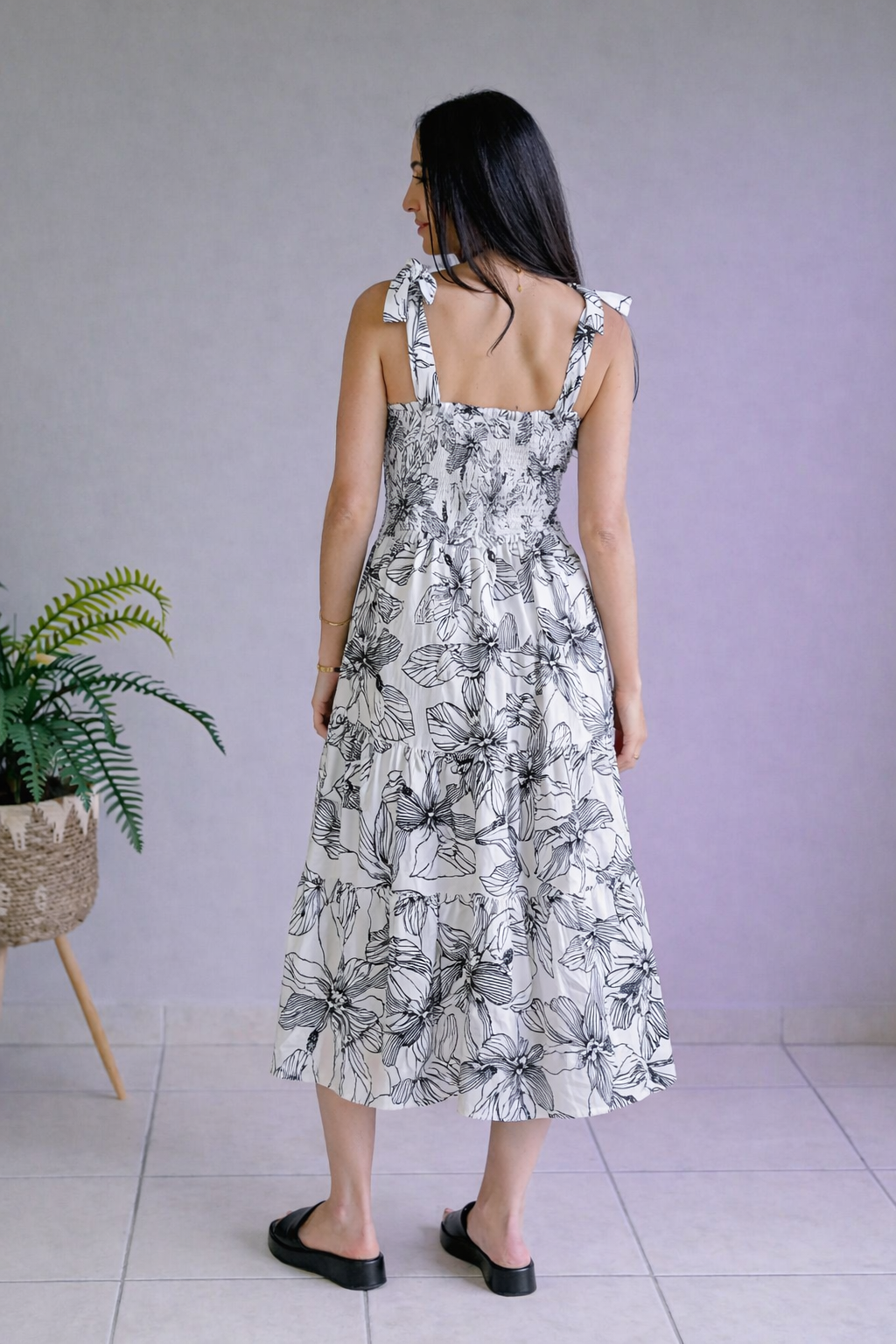 White Birch Enchanted Teal Garden Dress