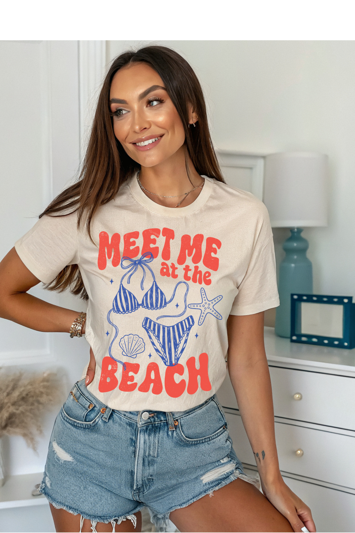 Meet Me At the Beach Graphic Tee