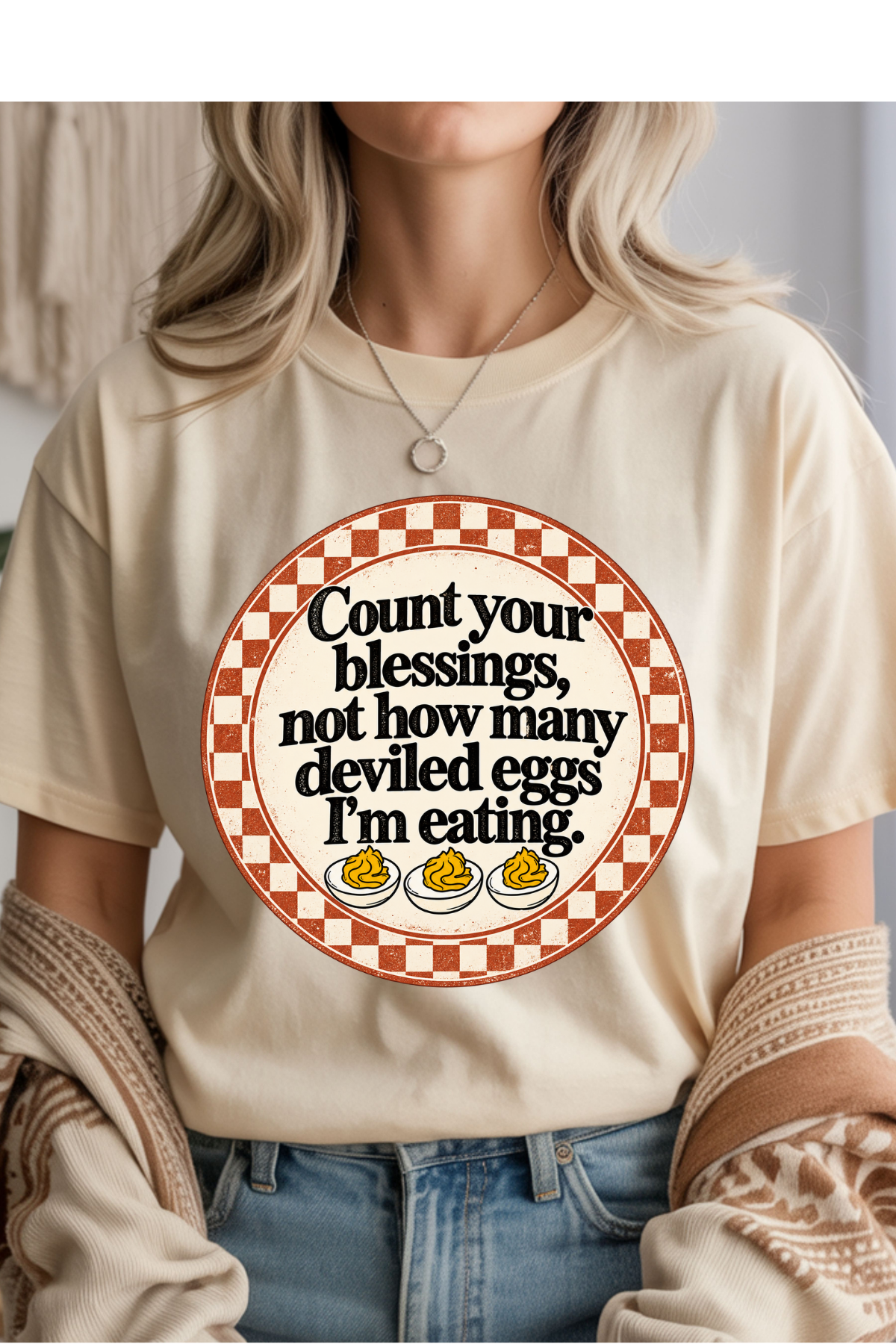 Blessings, Not Deviled Eggs Graphic Tee