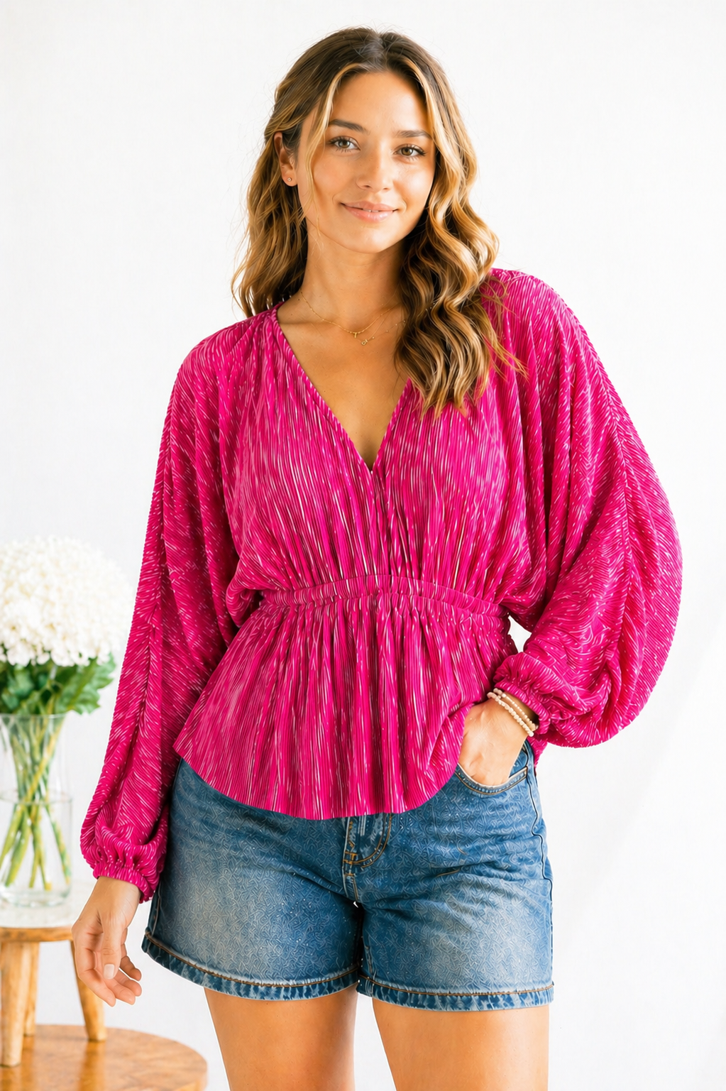 Jade By Jane Raise Your Glass - Dolman Blouse