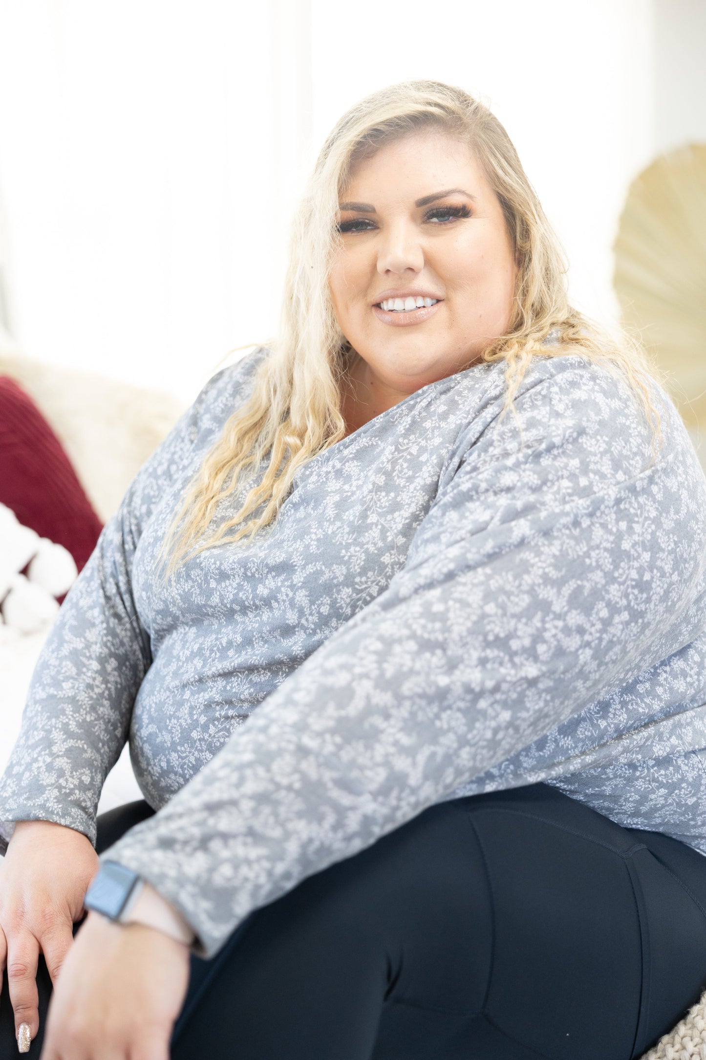 Ordinary Day Wispy Floral Dolman